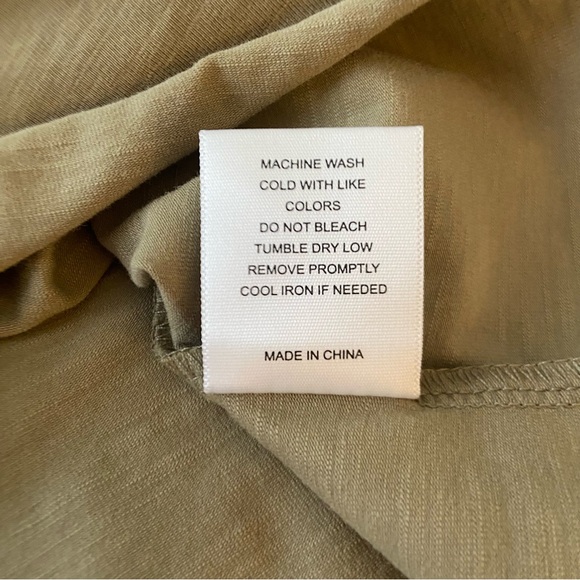 Chelsea & Violet Green Oversized Boho Bell Sleeved Top - Picture 11 of 13